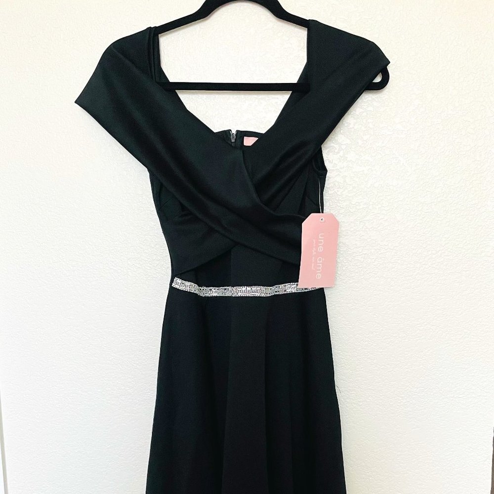 Black Formal Sparkly Evening Dress